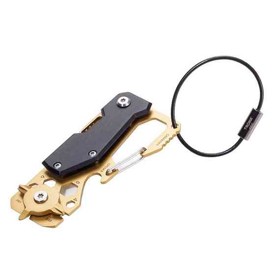 Брелок-мультинструмент Tolinator, золотой Ровно