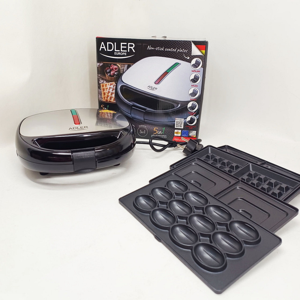 Кухонний гриль для дому, Універсальний гриль-сендвічниця, Горіхочка бутербродниця електрична JM-32 Львів - фото 10