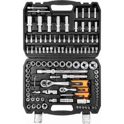 Набір інструментів Neo Tools 108шт, 1/2&quot;, 1/4&quot;, CrV, кейс (10-212) Вінниця