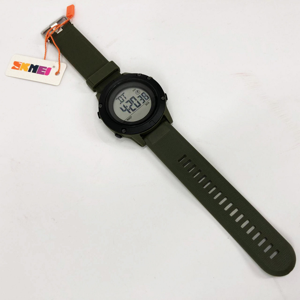 Часы мужские спортивные с шагомером SKMEI, Стильные тактические часы для мужчин для походов MN-31 Львов - изображение 3