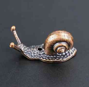 Фігурка мініатюра бронза Равлик Київ