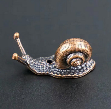 Фігурка мініатюра бронза Равлик Київ - фото 1