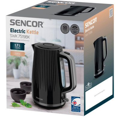 Электрочайник Sencor SWK 7519BK (SWK7519BK) Винница - изображение 2
