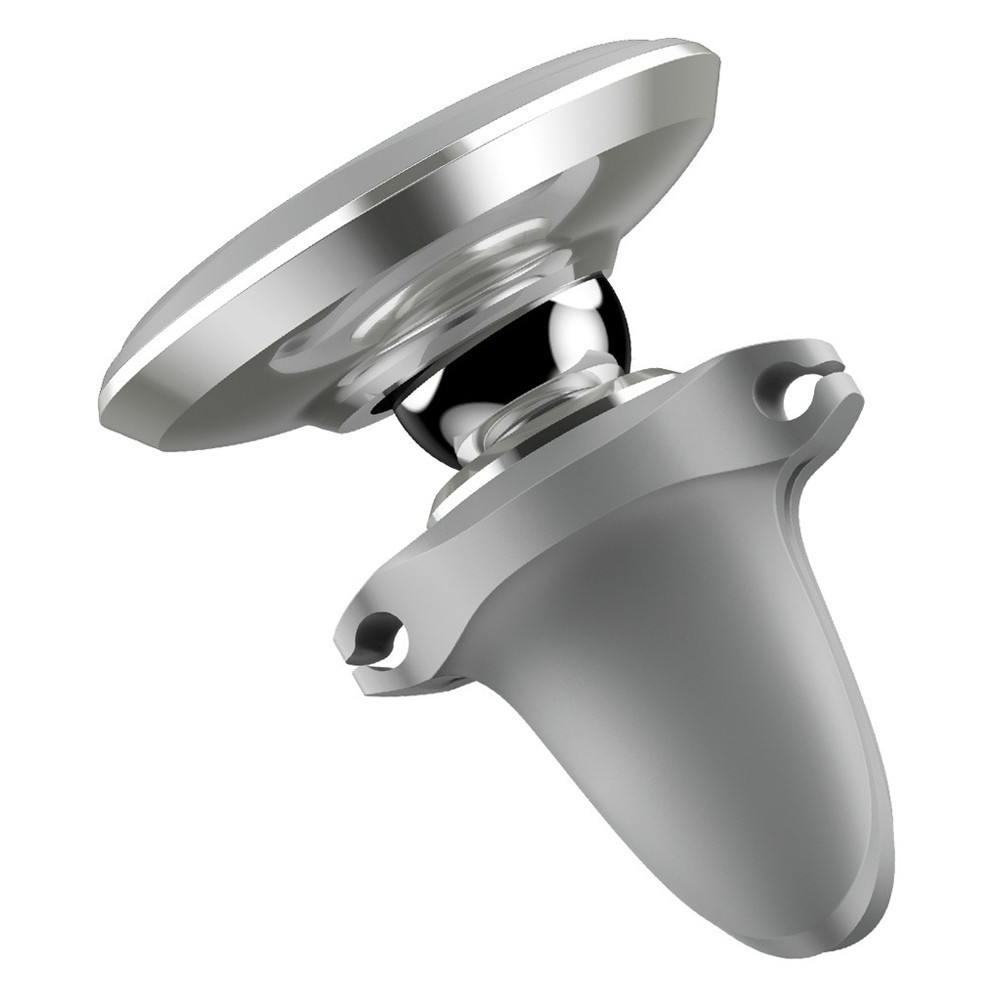 Магнитный автодержатель для телефона Baseus Magnetic Air Vent Car Mount SUGX-A0S (Серебристый) Николаев - изображение 4
