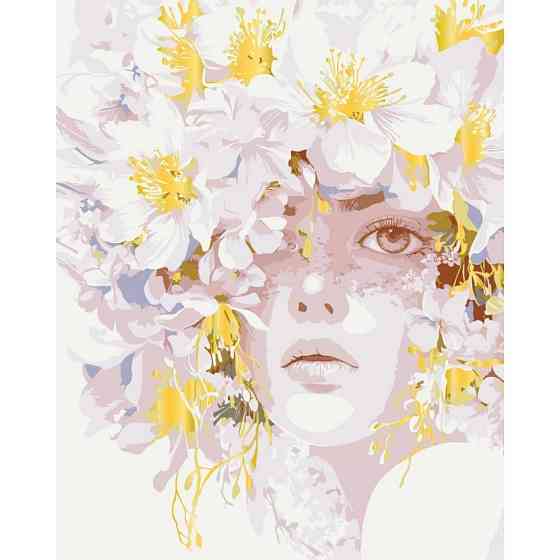 Картина за номерами "Золотисті тичинки" 10190-AC з металізованими фарбами 40х50 см Вінниця