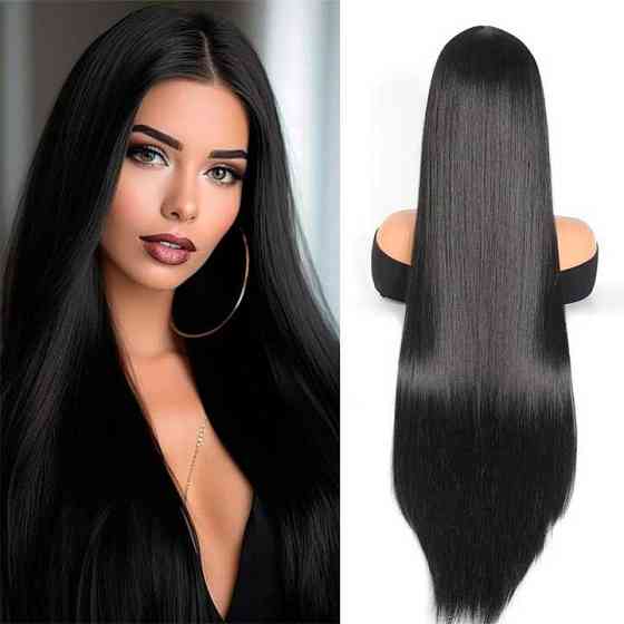 Парик ровный аниме 100 см без челки 