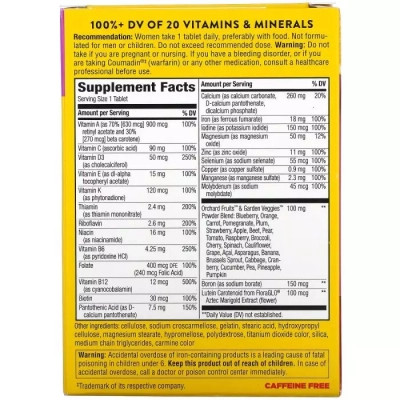 Мультивітамін Nature's Way Мультивітамінний комплекс Для Жінок Alive! Women's Energy Complet (NWY-13663) Вінниця - фото 2