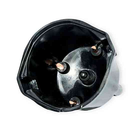 Кришка 2101-2107, 2121 (кришка розподільника запалювання чорна) мідний контакт AT трамблера Мукачево