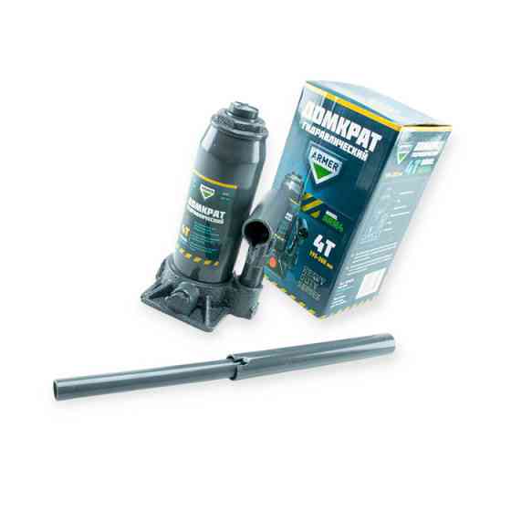 Домкрат гідравлічний 4 т, 195-380 мм (коробка) Мукачево