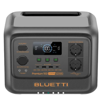 Зарядная станция Bluetti Premium 100 V2 2000Вт 1024 Вт/ч Черный Винница