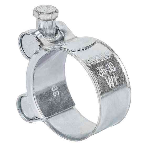 Хомут силовой оцинкованный 20мм Ø36-39мм (КРАТНО 10шт) SIGMA (2509121) Киев