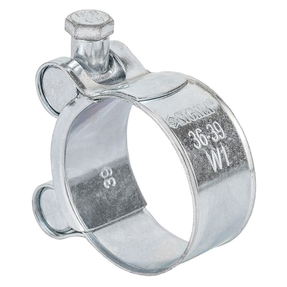 Хомут силовий оцинкований 20 мм Ø36-39 мм (КРАТНО 10шт) SIGMA (2509121) Київ - фото 4