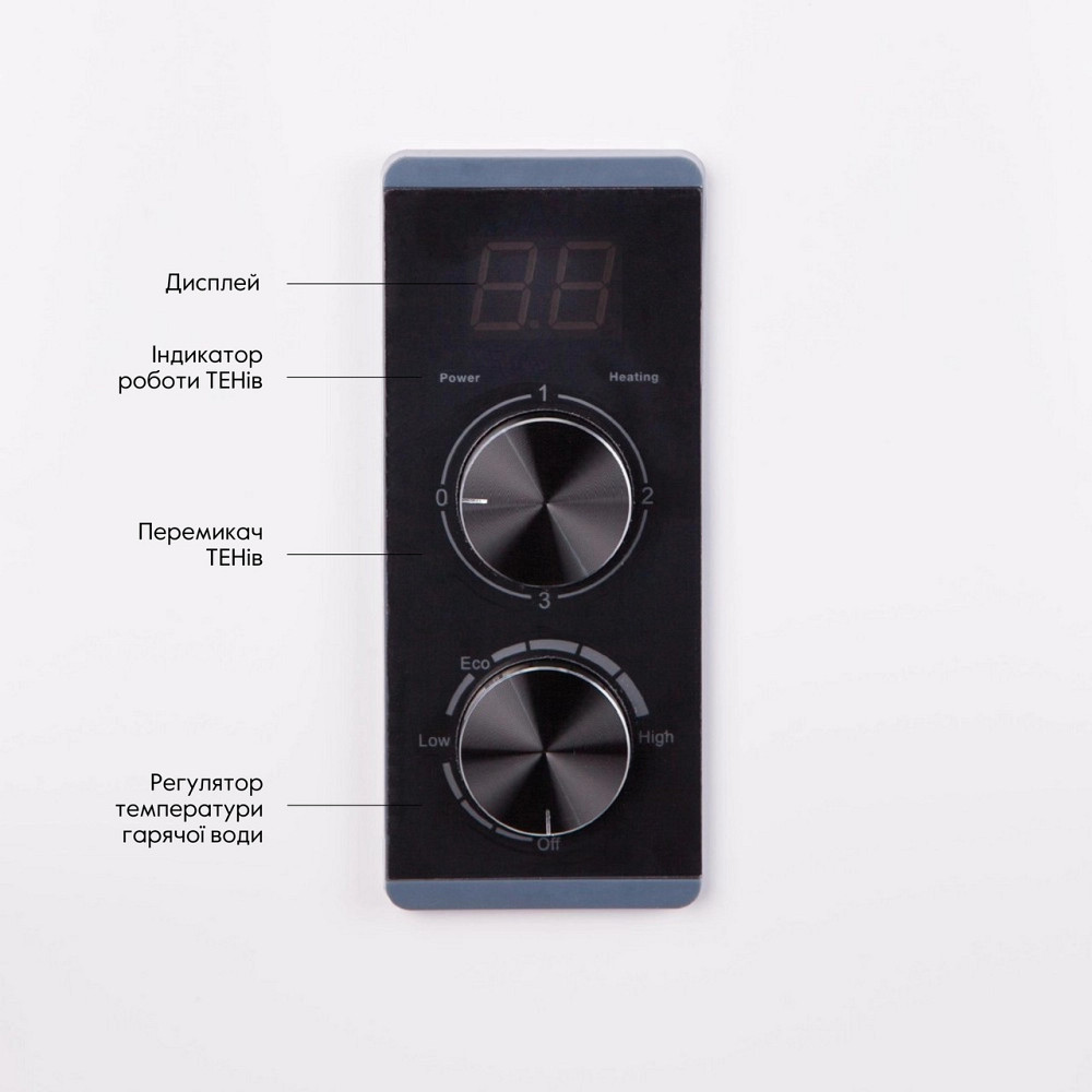 Водонагреватель электрический Thermo Alliance 80 л плоский вертикальный, сухой ТЭН 2 кВт (0,8+1,2) DT80V20G(PD)-D/2 Киев - изображение 8