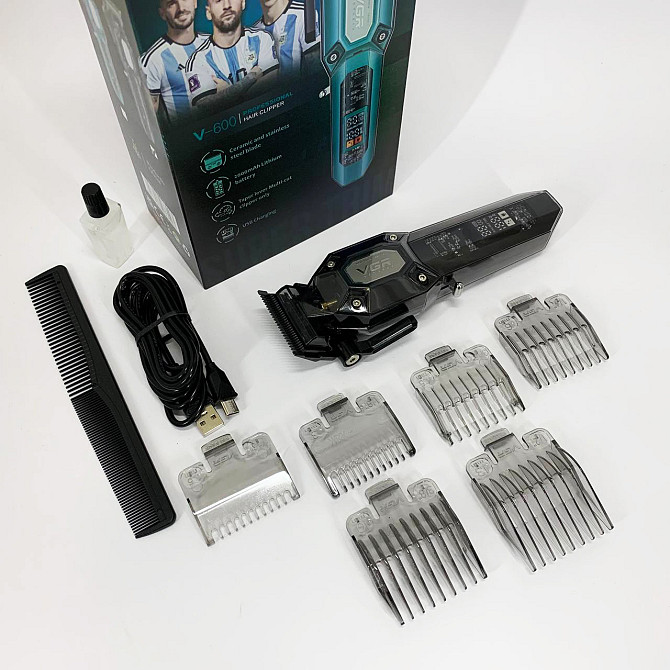 Машинка для стрижки с множеством насадок VGR V-600, Домашняя машинка аккумуляторная для стрижки волос RN-52 Львов - изображение 6