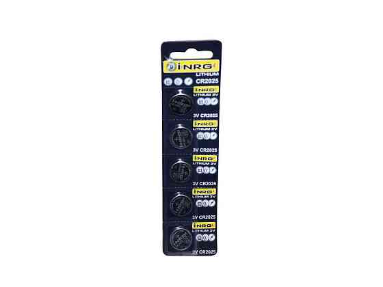 Батарейка CR-2025 Lithium, 3V, 5шт блист ТМ I-NRG Solmir Киев