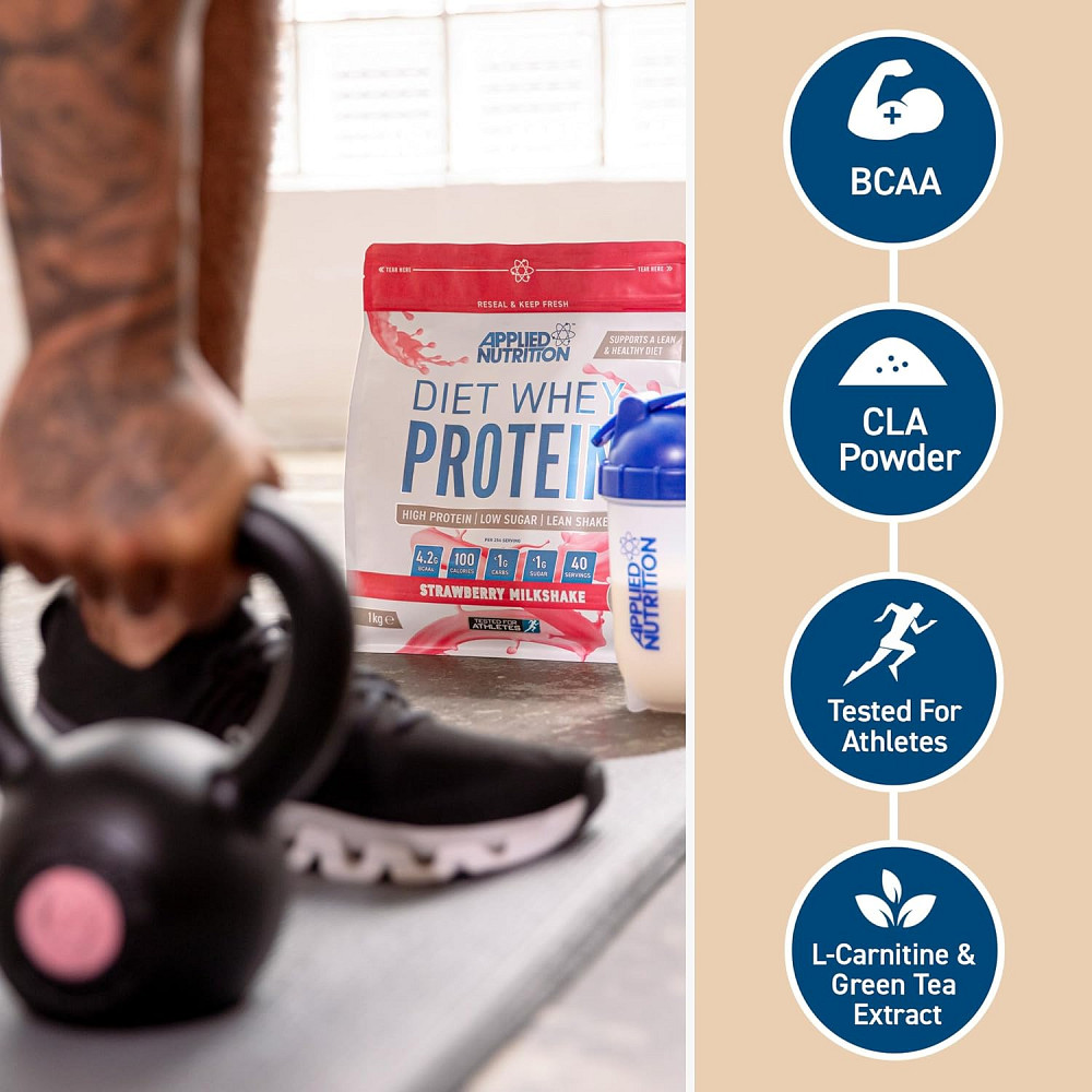 Протеїн Applied Nutrition Diet Whey High Protein Powder (1 kg - 40 Servings) (Banana Milkshake) Луцьк - фото 3