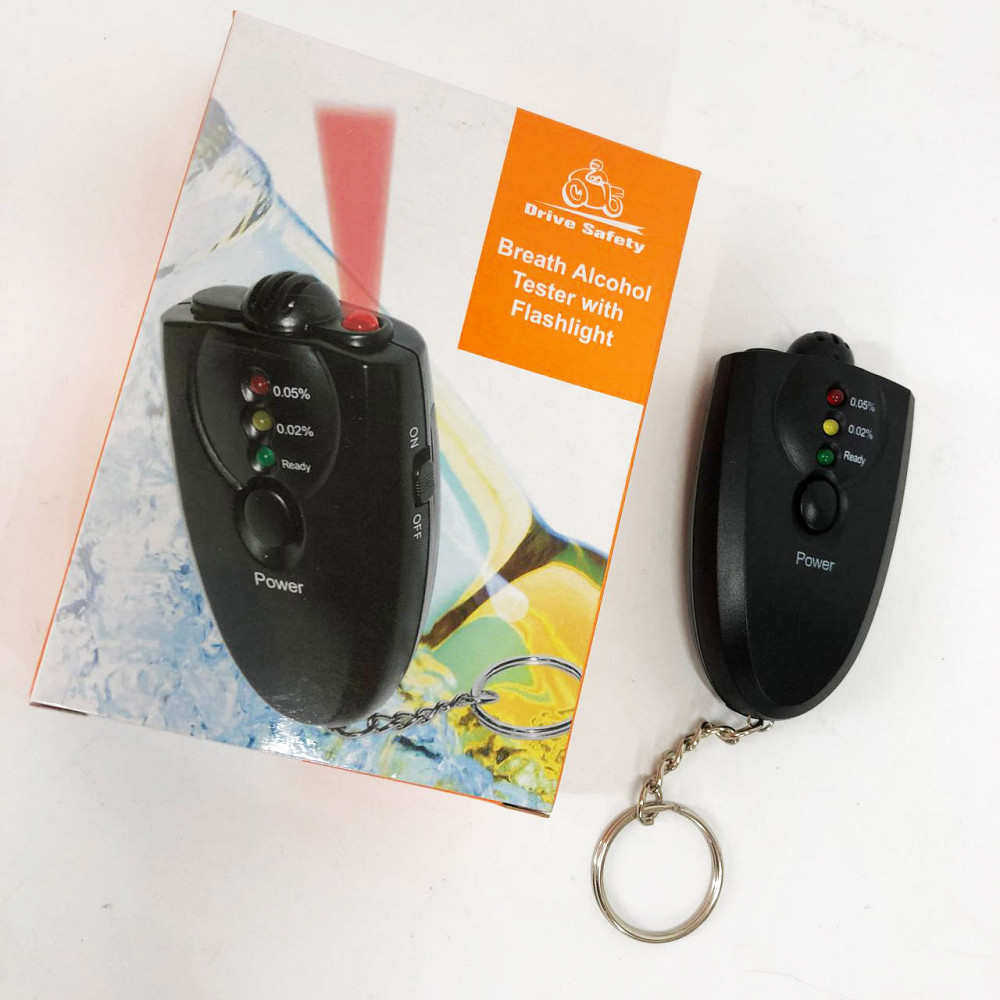 Алкотестер для особистого користування 2 x ААА, Прилад для вимірювання алкоголю в крові, FD-824 Алко тест Київ - фото 1