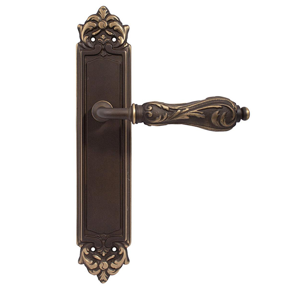 Ручка на планке Fimet 147-280 F55 Flora светл бронза/темн бронза R ф/с Киев - изображение 1