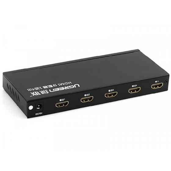 Сплітер HDMI 1.4 UHD 4K/30Hz 3D, HDCP,1080P 1*4 40202 UGREEN Чорний (40202) Київ