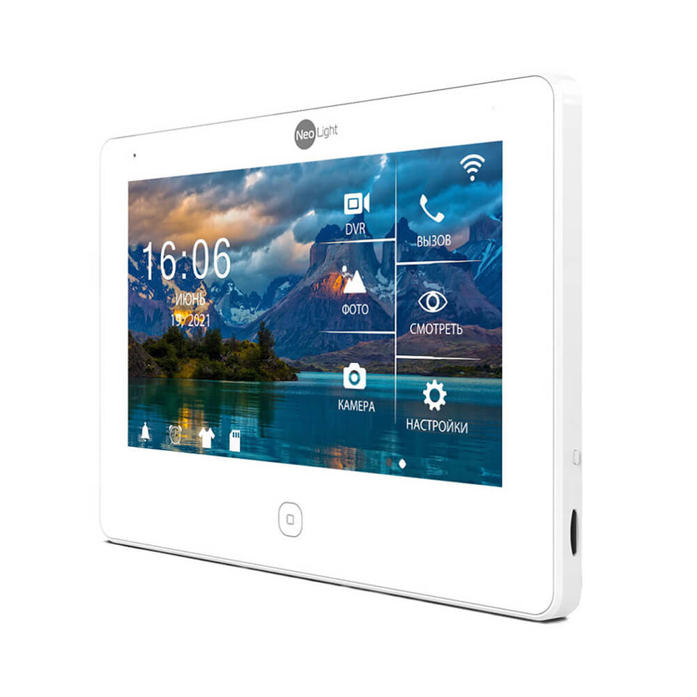 Комплект відеодомофона Neolight NeoKIT HD Pro Silver: відеодомофон 7" з детектором руху і 2 Мп відеопанель Київ - фото 3