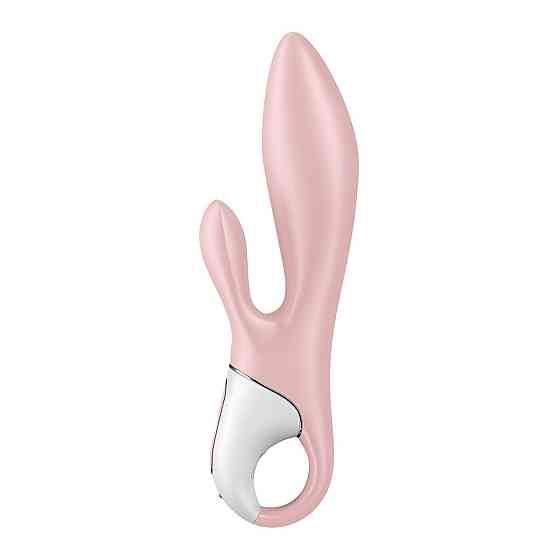 Вібратор-кролик надувний Satisfyer Air Pump Bunny 3, 12 режимів, подвійний відросток Sex Aura Київ