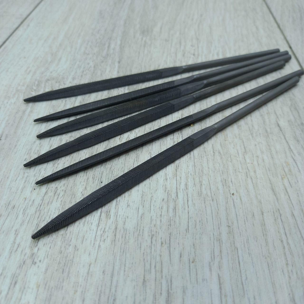 Надфіль ромбоподібний стандартний для обробки металу, пластику та дерева, ручний інструмент. Харків - фото 2