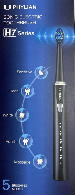 Електрична звукова зубна щітка Phylian Sonic H7 Электрическая щетка Київ - фото 8