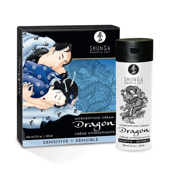 Стимулювальний крем для пар Shunga SHUNGA Dragon Cream SENSITIVE (60 мл) ніжніший ефект Львів