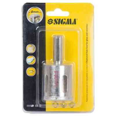 Коронка Sigma алмазна по кераміці та склу 30мм (1541301) Вінниця