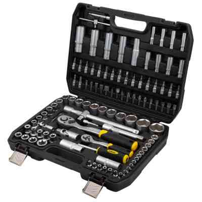 Набір інструментів Sigma насадок торцевих та біт 1/4&quot;, 1/2&quot; 110шт CrV mid (6003771) Вінниця