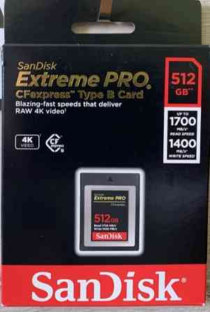 Карта Памяти: SanDisk CFexpress Tyre B 512Gb.АКЦІЯ !!! Киев