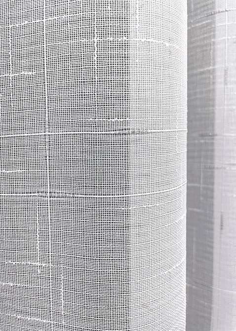 Тюль VR-Textil 1208т Івонна Льон Білий з срібним вкрапленням 500х250 см (43-049) Київ - фото 7