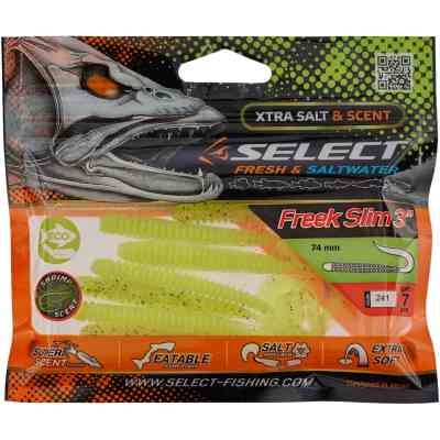 Силикон рыболовный Select Freek Slim 3" 241 (7 шт/уп) (1870.72.56) Винница