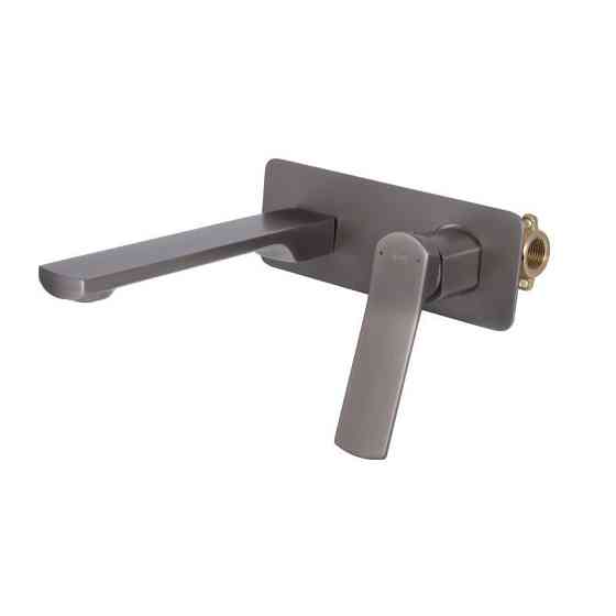 Змішувач для раковини Qtap Slavonice прихованого монтажу QTSLA273GMB45920 Gunmetal Black PVD графіт Київ