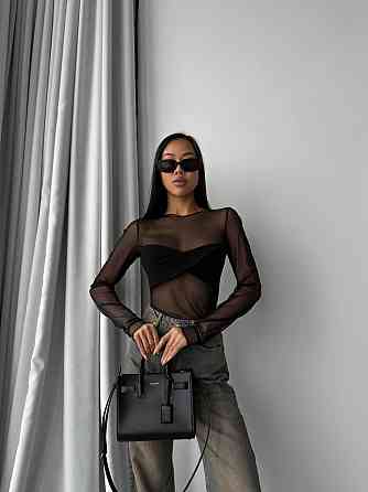 Жіночий привабливий топ сітка з імітацією ліфа стрейч сітка + віскоза Одеса