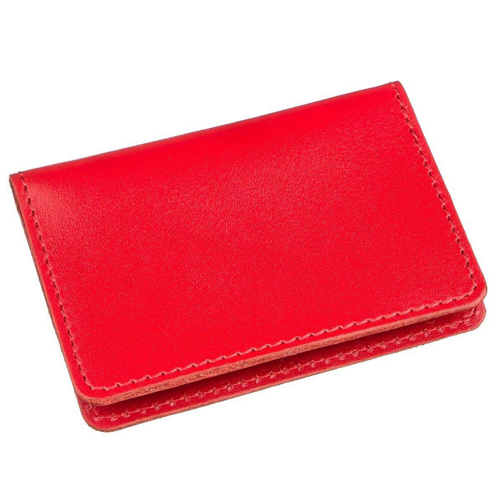 Обкладинка для прав яскрава шкіряна Shvigel 13969 Червона Київ - фото 5