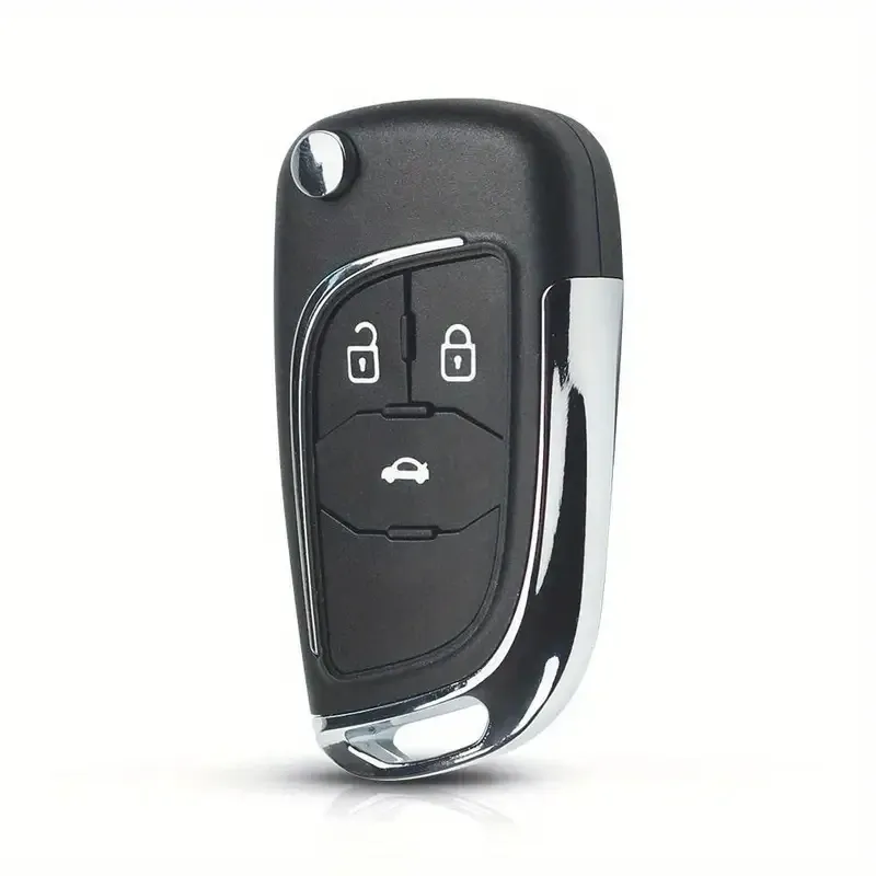 Выкидной ключ Opel Corsa E, корпус под чип, 2 кнопки DKT0269, HU100, новый корпус автоключа Киев - изображение 5