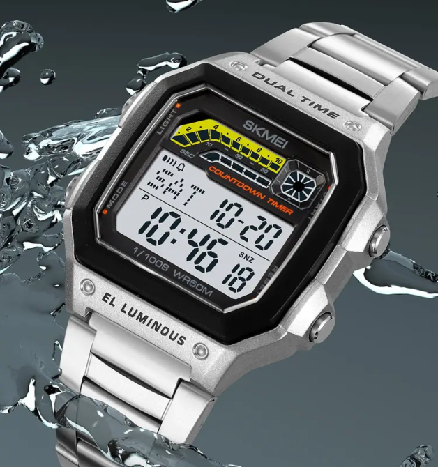 Годинник чоловічий наручний металевий Skmei 2307 (Сріблястий) Вінниця - фото 5