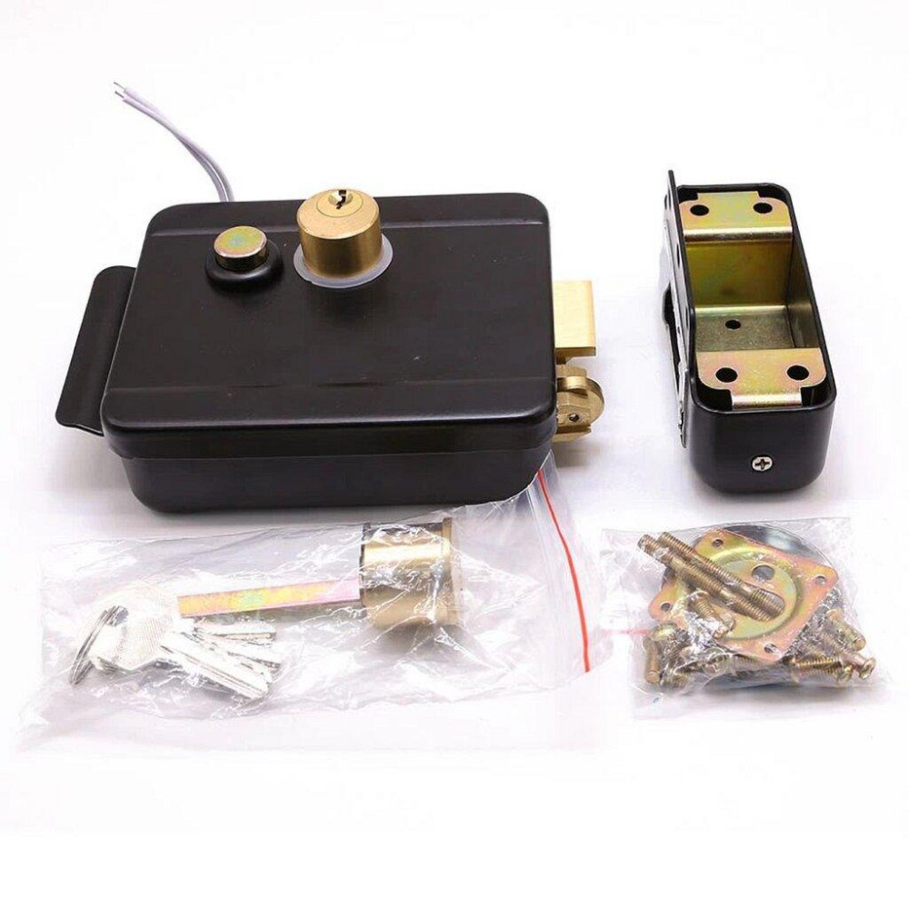 Замок електромеханічний (накладний) GV LEMch-110 Black Київ - фото 2