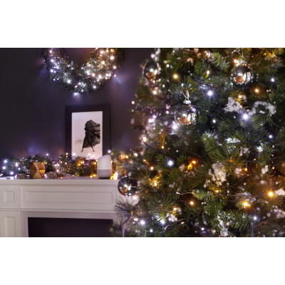 Гірлянда Twinkly Smart LED Strings AWW 400, BT+WiFi, Gen II, IP44, кабель чор (TWS400GOP-BEU) Вінниця - фото 12