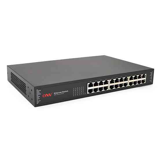Коммутатор Gigabit Ethernet ONV-H3024 в металлическом корпусе, 24*1000Мб портов,330х204х44 мм Киев