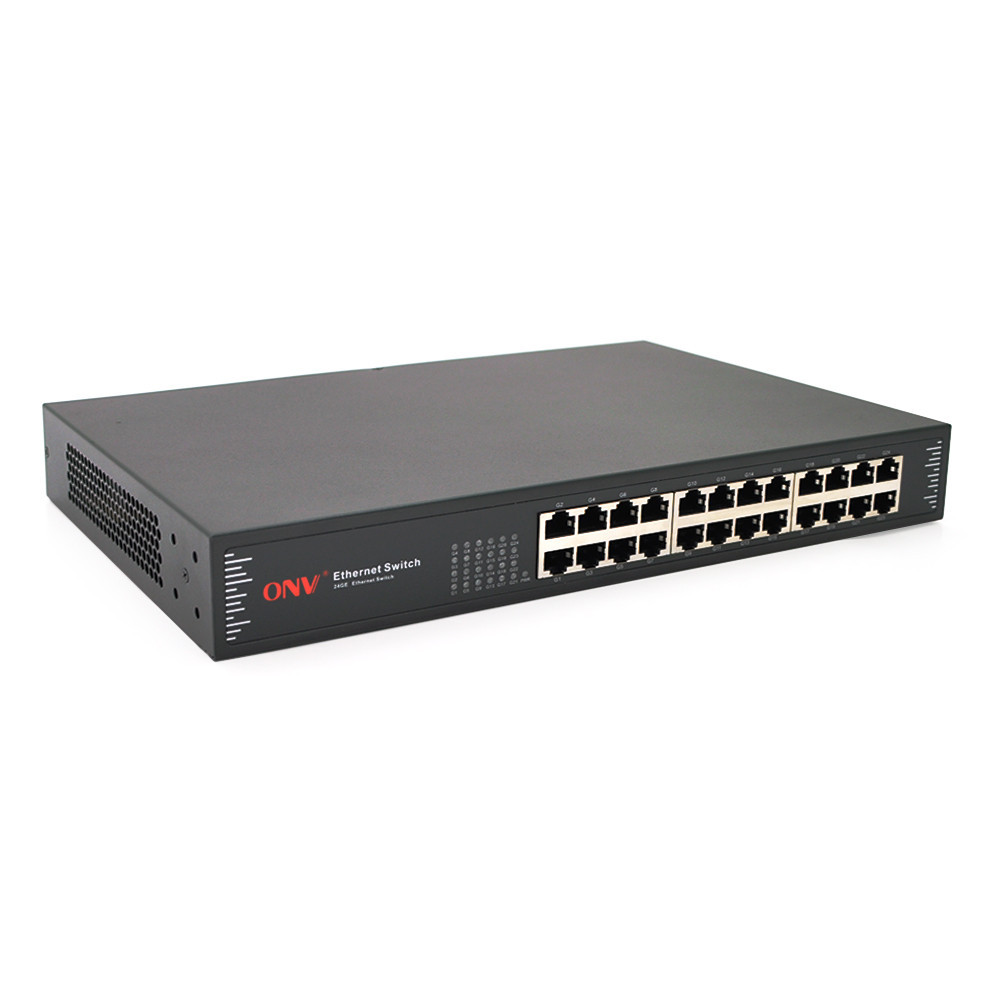 Коммутатор Gigabit Ethernet ONV-H3024 в металлическом корпусе, 24*1000Мб портов,330х204х44 мм Киев - изображение 1