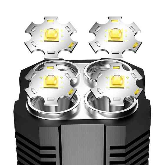 SIRIUS Ліхтарик Sirius TL-9328 перезарядний ручний 4*LED+COB Коломыя