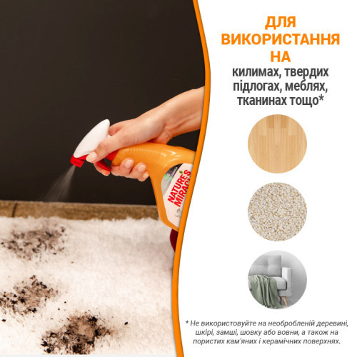 Средство 8in1 Nature's Miracle Dog Orange Oxy Spray для устранения пятен и запахов от собак 709 мл Киев - изображение 8