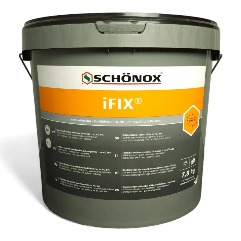 Двокомпонентний клей SIKA SCHÖNOX iFix для гідроізоляційної мембрани, 7,8 кг Київ - фото 1