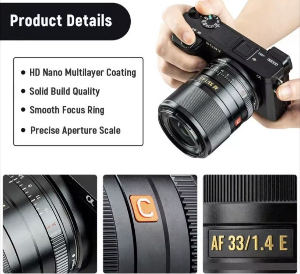 Viltrox 33mm f/1.4 для Sony — світлосильний об'єктив Київ - фото 4