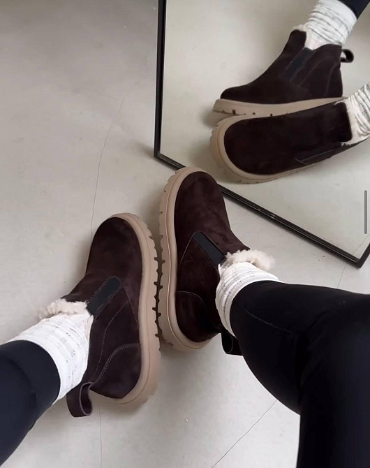 Molly Черевики жіночі MOLLY 212 коричневі (зима, замша натуральна) (5673) 38 Коломыя - изображение 3