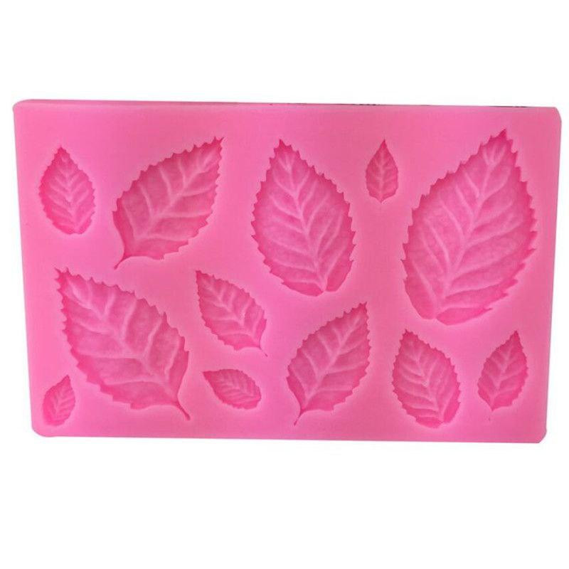 Кондитерский молд Листья 65 на 100 мм розовый Киев - изображение 4