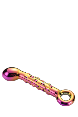 Dt21833 скляний фалоімітатор Dream Toys GLAMOUR GLASS RIBBED G-SPOT DILDO Sex Aura Київ