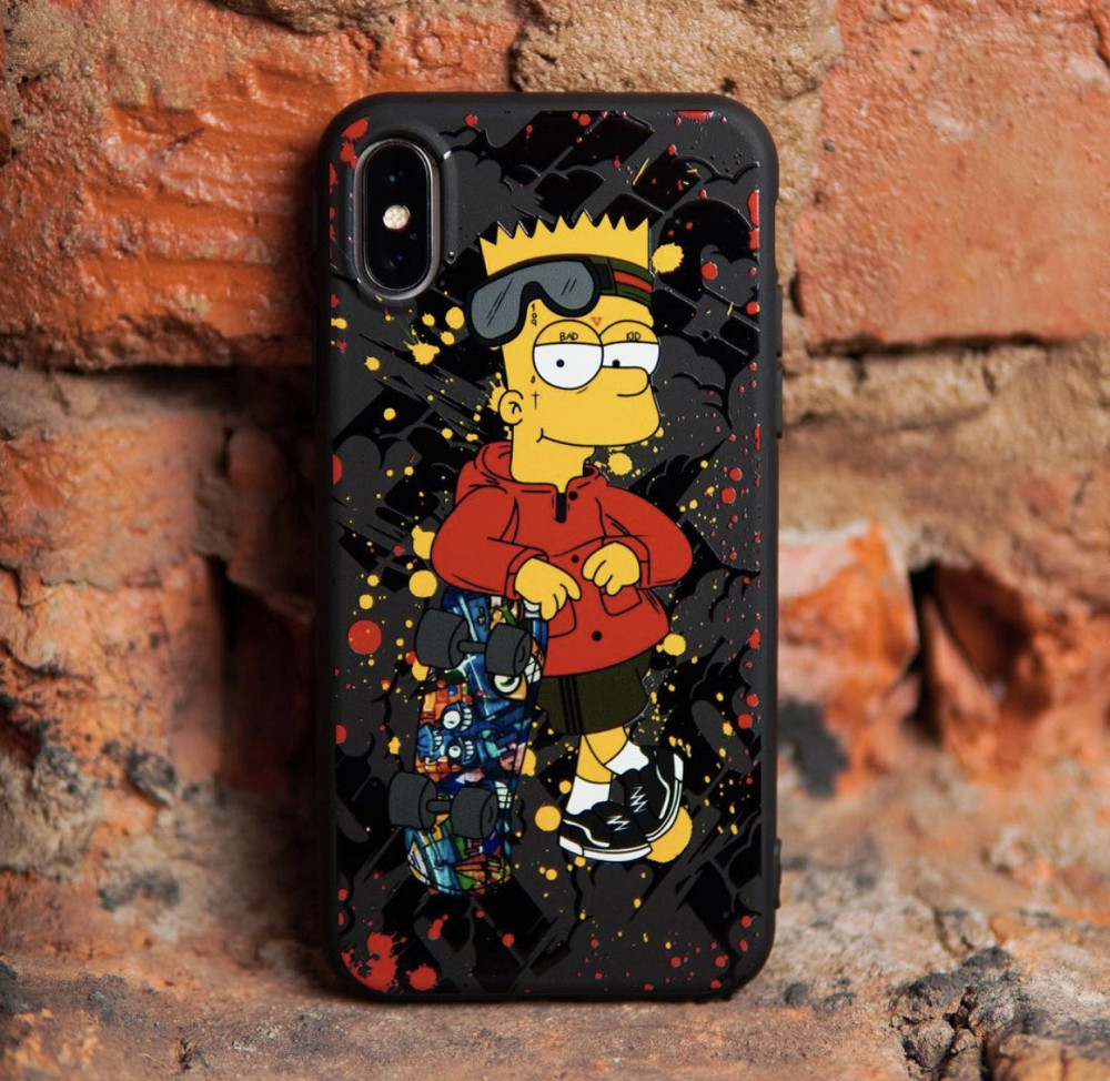 Премиум чехлы на Iphone ,Xiaomi , MEIZU ,HUAWEI и Samsung Барт Симпсон Черновцы - изображение 1